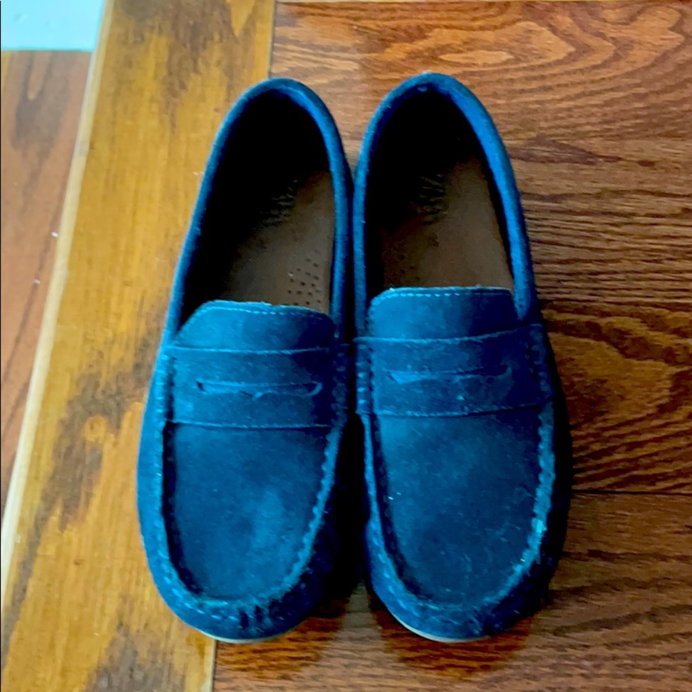 Zara Boys Suede Loafer sz 1